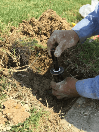 Professional irrigation repair service in Dallas area